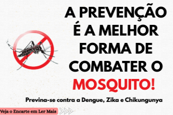 Previna-se Contra a Dengue, Zika e Chikungunya