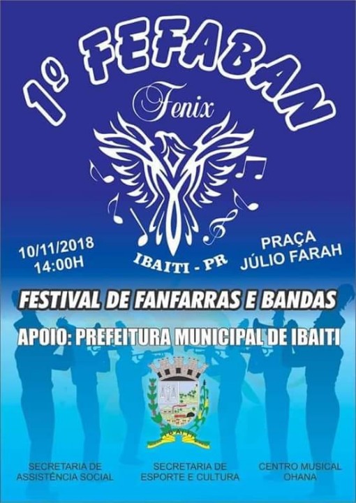 1º Fefaban - Festival de Fanfarras e Bandas