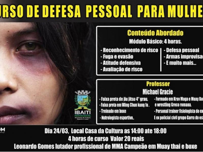 Curso de Defesa Pessoal para Mulheres