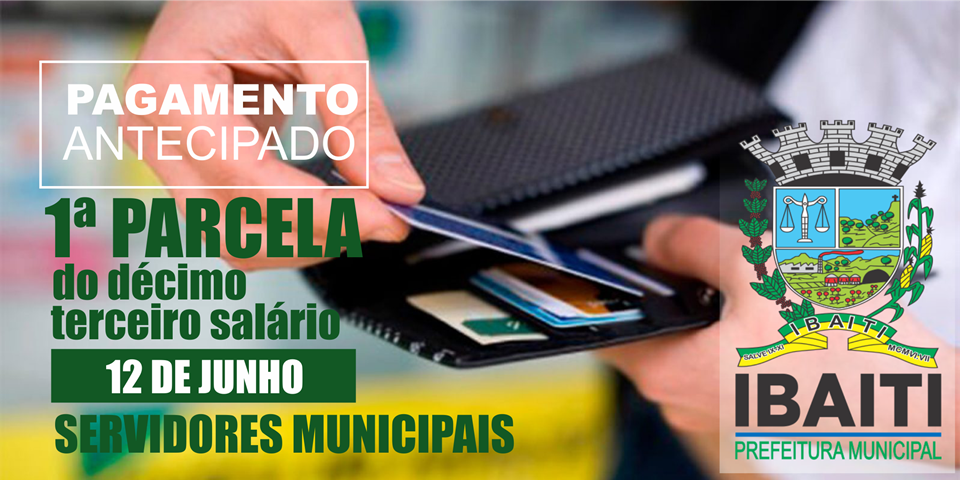 Prefeito Dr. Antonely autoriza antecipação do pagamento da primeira parcela do 13º salário do funcionalismo municipal para esta quarta-feira dia 12