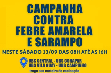 CONVOCAÇÃO DA POPULAÇÃO DE 06 MESES A 59 ANOS