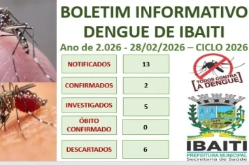 Boletim Informativo da Dengue Mês de Fevereiro de 2.026