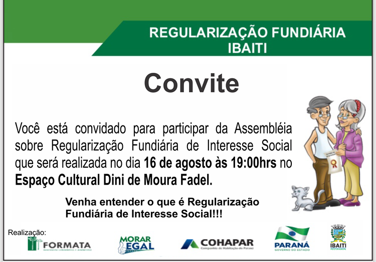 Regularização Fundiária em Ibaiti