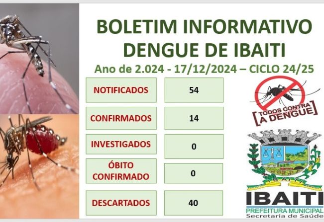 Boletim Informativo da Dengue Mês de Dezembro de 2.024