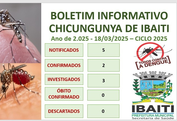 Boletim Informativo de Chicungunya Mês de Março de 2.025