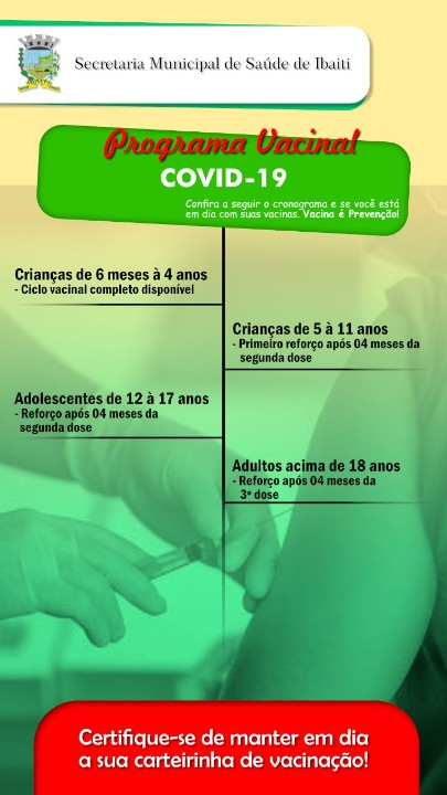 IBAITI - Programa vacinal Covid-19