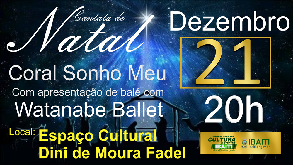 Cantata de Natal no Espaço Cultural Dini de Moura Fadel